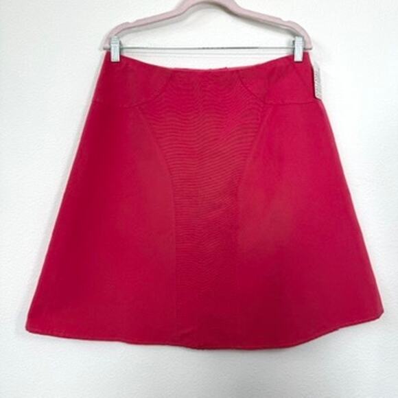 Carolina Herrera Dresses & Skirts - Carolina Herrera Pink Cotton Silk A-Line Skirt 100% Silk Lining Size 12 Made USA